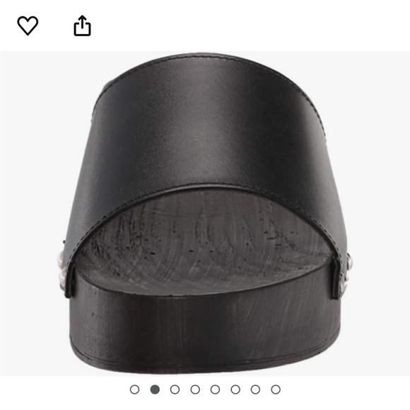 Seychelles Wood Platform Slide Heeled Sandal - Picture 2 of 12